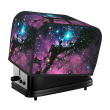 Galaxy toaster cover 2-slice polyester dust and fingerprint
