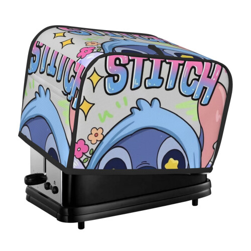 Stitch Toaster Cover 2-Slice Polyester Dust and Fingerprint