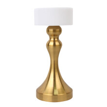 Rechargeable Dimmable Metal Touch Lamp Gold 1pc