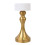 Rechargeable Dimmable Metal Touch Lamp Gold 1pc 1