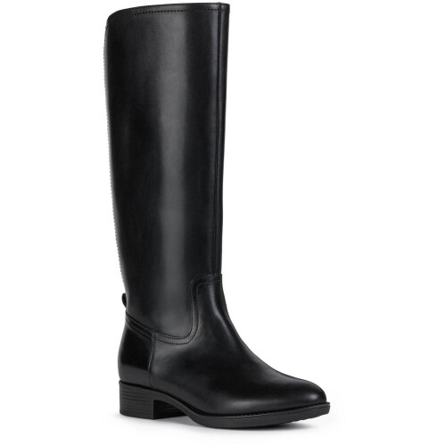 Geox (, ) Geox D Felicity Leather Women's Black Boots