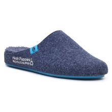 (, ) Hush Puppies The Good Polyester Men's Navy Blue Slippers