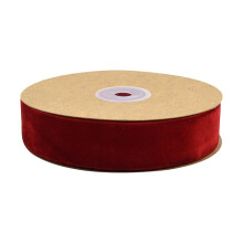 Jacenvly velvet ribbon 2.5cm width Christmas decoration