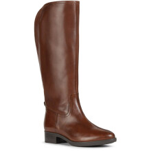 (, ) Geox D Felicity Leather Women's Brown Boots
