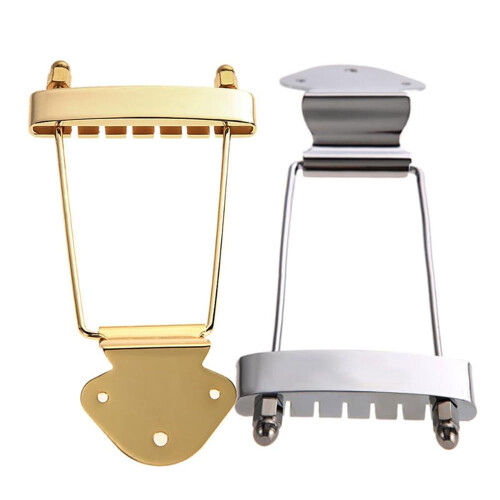 Guitar trapeze tailpiece adjustable metal 6-string 1