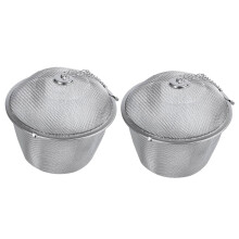 Stainless Steel Tea Infuser with Hook Chain 3 Pack