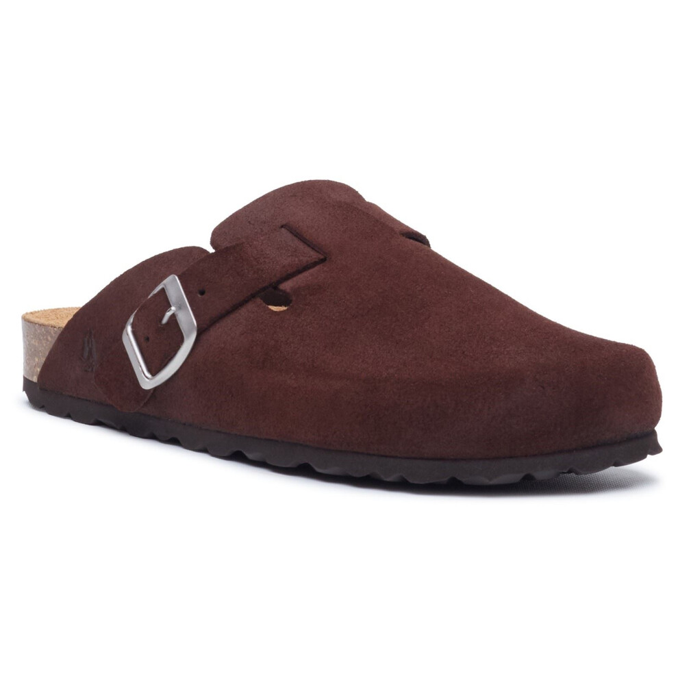 Hush Puppies (, ) Bailey Suede Women's Chocolate Mules