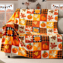 Halloween flannel blanket printed 150x200cm
