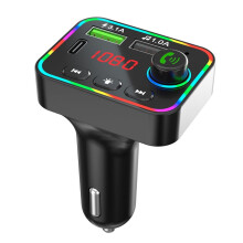 USB car FM transmitter with MP3 player and hands-free kit