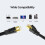 Maboto Cat 8 Flat Ethernet Cable 28AWG Oxygen-Free Copper 4