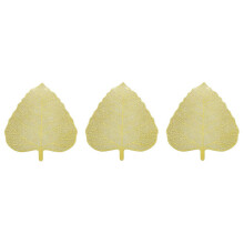 Lot de 3 passoires à thé artisanales en acier inoxydable, infuseur et filtre à thé, idéales pour le thé en vrac (doré)