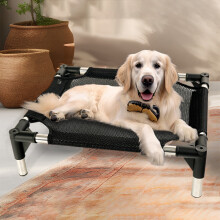 Jacenvly Dog Bed Stainless Steel Elevated Washable Pet