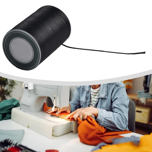 Waxed Polyester Thread 0.8mm  78m for Leather Sewing 2