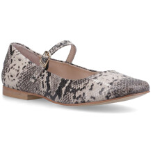 (, ) Hush Puppies Pasha Leather Women's Snake Flats