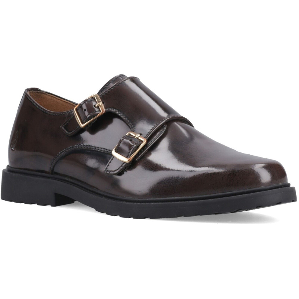 Hush Puppies (, ) Verity Hi-Shine Leather Women's Chocolate Shoes