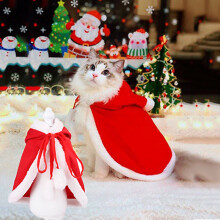 Dog Couple Christmas Suit Warm Pet Clothes 1 Set