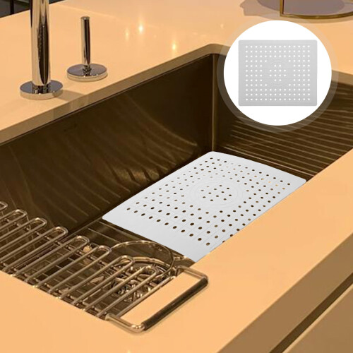 Rubber sink drying mat hollow 2 pcs 1