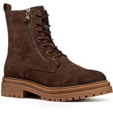 (, ) Geox D Iridea F Leather Women's Dark Brown Boots