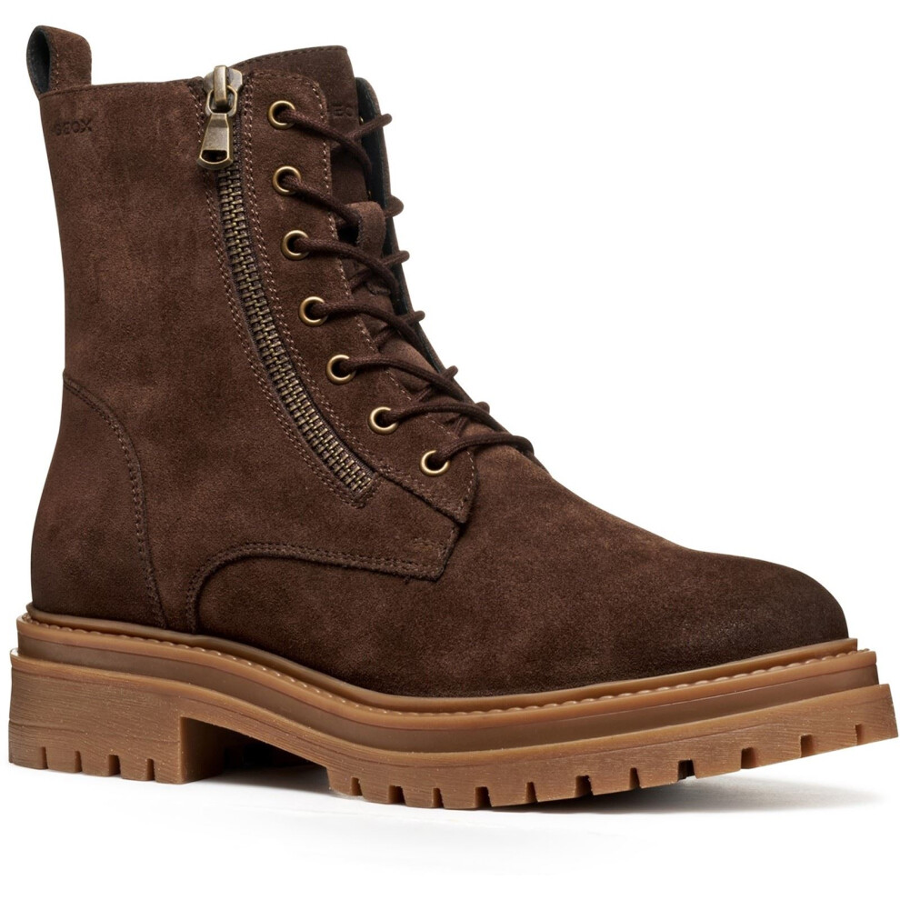 Geox Women's Dark Brown D Iridea F Ankle Boots In | : Size 7 - Image 7
