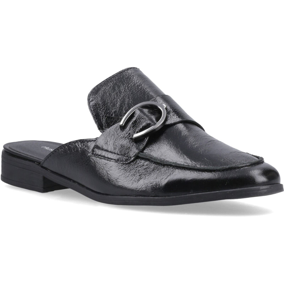 Hush Puppies (, ) Calla Leather Women's Black Mules