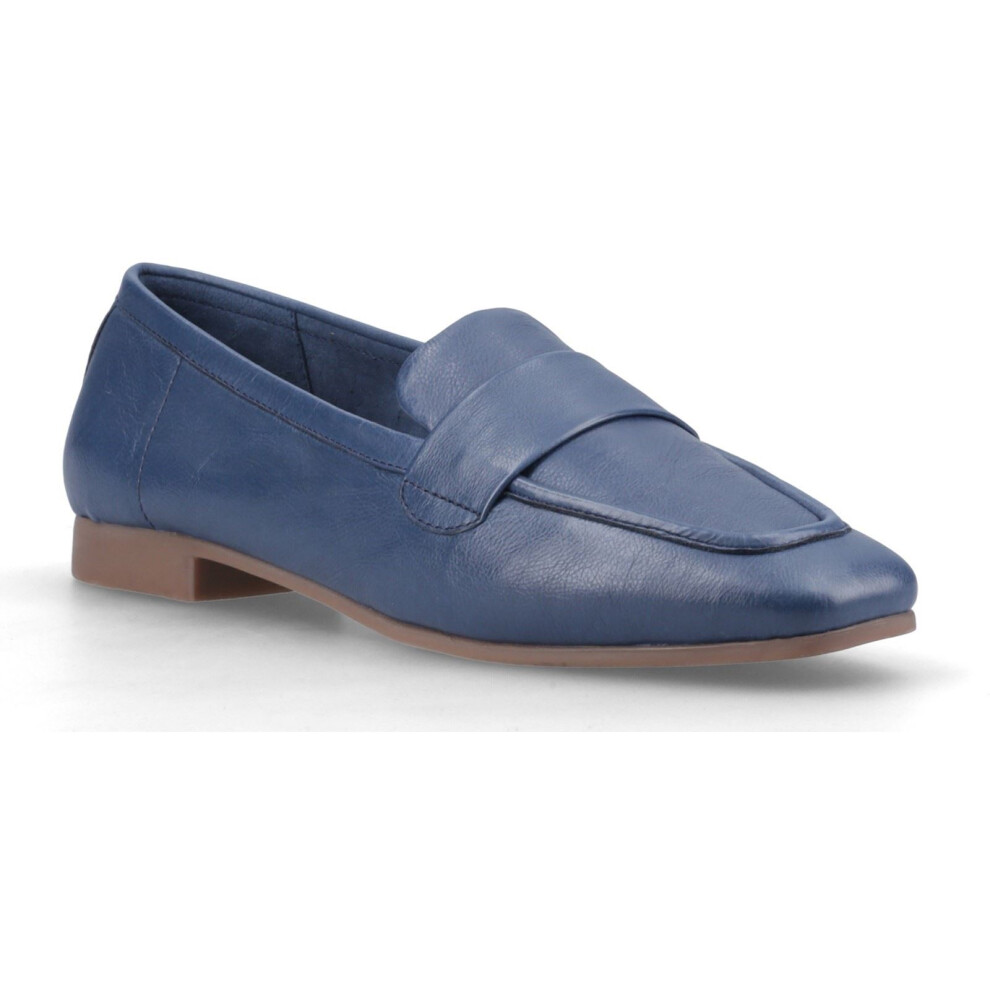 Hush Puppies (, ) Sutton Leather Women's Navy Loafers