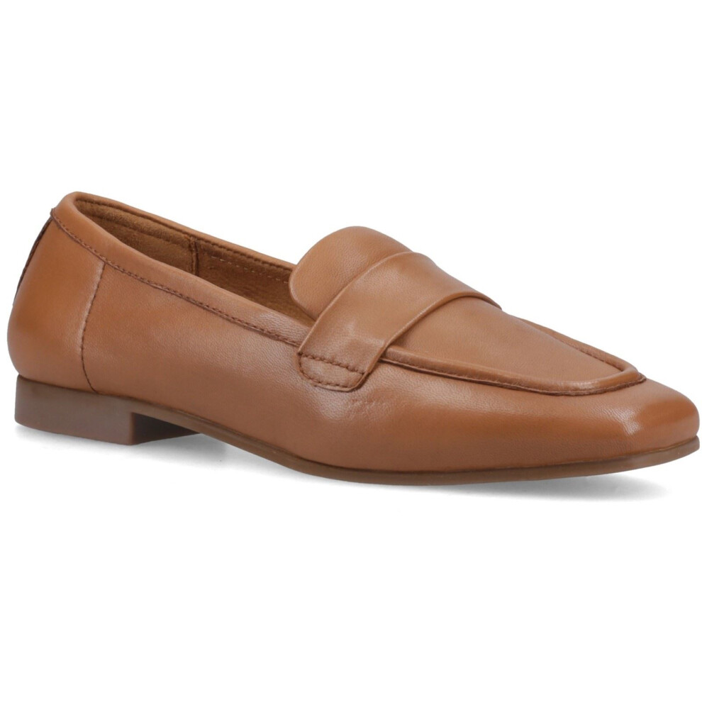 Hush Puppies (, ) Sutton Leather Women's Tan Loafers