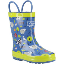 (, ) Cotswold Puddle Rubber Kid's Farm Wellington Boots
