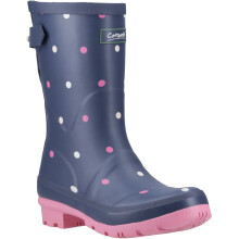 (, ) Cotswold Clarence Mid Rubber Women's Spot Wellington Boots