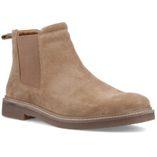 (, ) Hush Puppies Gareth Chelsea Leather Men's Taupe Boots