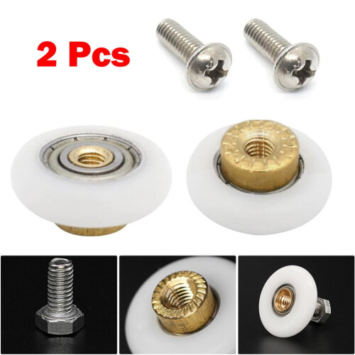 Shower Door Rollers 19mm 23mm 25mm 27mm 2pcs 1