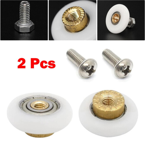 Shower Door Rollers 19mm 23mm 25mm 27mm 2pcs 2