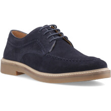 (, ) Hush Puppies Genny Leather Men's Navy Lace-Up Shoes