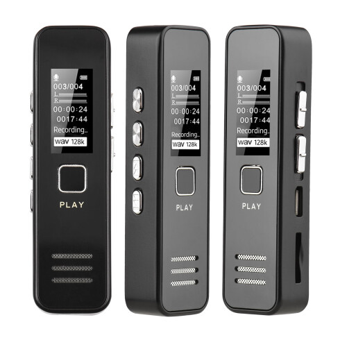Gecheer Digital Voice Recorder 128GB 32-1536KBPS 2