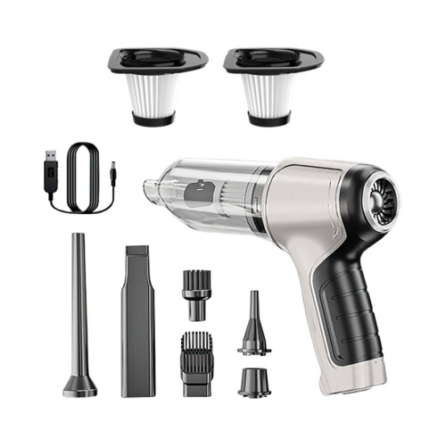 Portable cordless handheld vacuum cleaner white 1