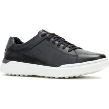 (, ) Hush Puppies Wes Leather Men's Black Trainers