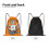 Rick and Morty Drawstring Bag Unisex Small 5