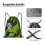 Rick and Morty Drawstring Bag Unisex Small 6