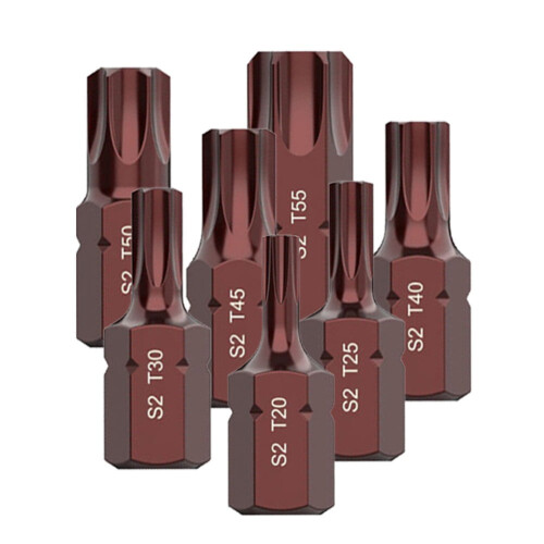 GLFSIL electric screwdriver bits hex shank 7 sizes 1