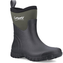 (, ) Cotswold Winfield Short Rubber Men's Green Wellington Boots
