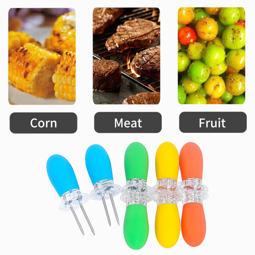 Gecheer stainless steel corn holders 2 pcs 2