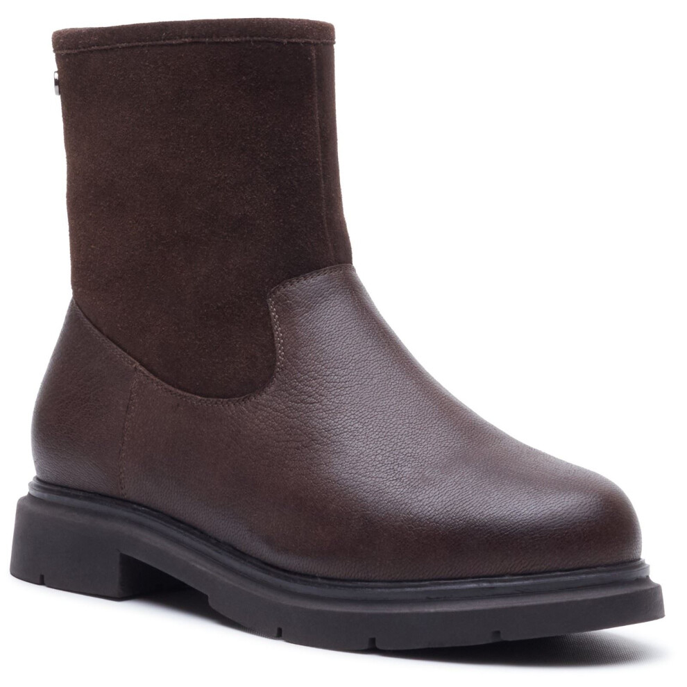 Hush Puppies (, ) Charlotte Leather Women's Brown Boots
