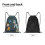 Rick and Morty drawstring bag medium unisex 5