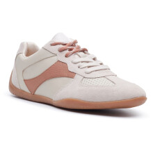 (, ) Hush Puppies Jovie Leather Women's TAUPE Trainers