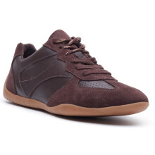 (, ) Hush Puppies Jovie Leather Women's CHOCOLATE Trainers