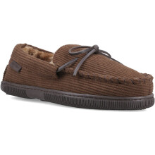 (, ) Hush Puppies Ace Cord Polyester Men's BROWN Slippers
