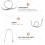 USB Reading Lamp LED Flexible Gooseneck 4 Pieces 4