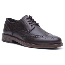 (, ) Hush Puppies Isaac Leather Men's BROWN Brogues Shoes