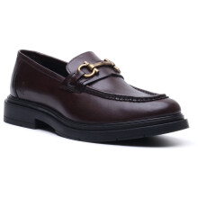 (, ) Hush Puppies Edgar Leather Men's BROWN Loafers