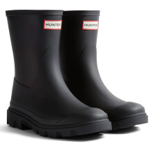 (, ) Hunter Unisex Downpour Short Rubber Men's BLACK Wellington Boots