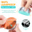 Stainless Steel Condiment Containers with Lids 50ml 6pcs 6